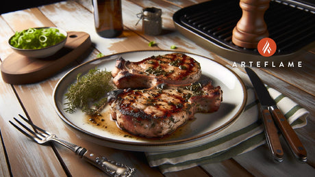 French Herb-Infused Grilled Pork Chops