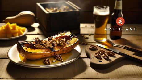 Albanian Grilled Pumpkin with Walnuts