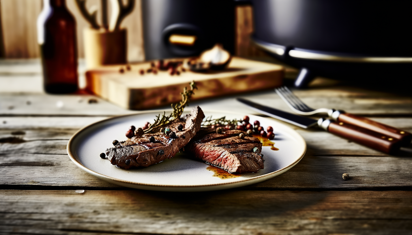 Norwegian Winter Grilled Reindeer Steaks