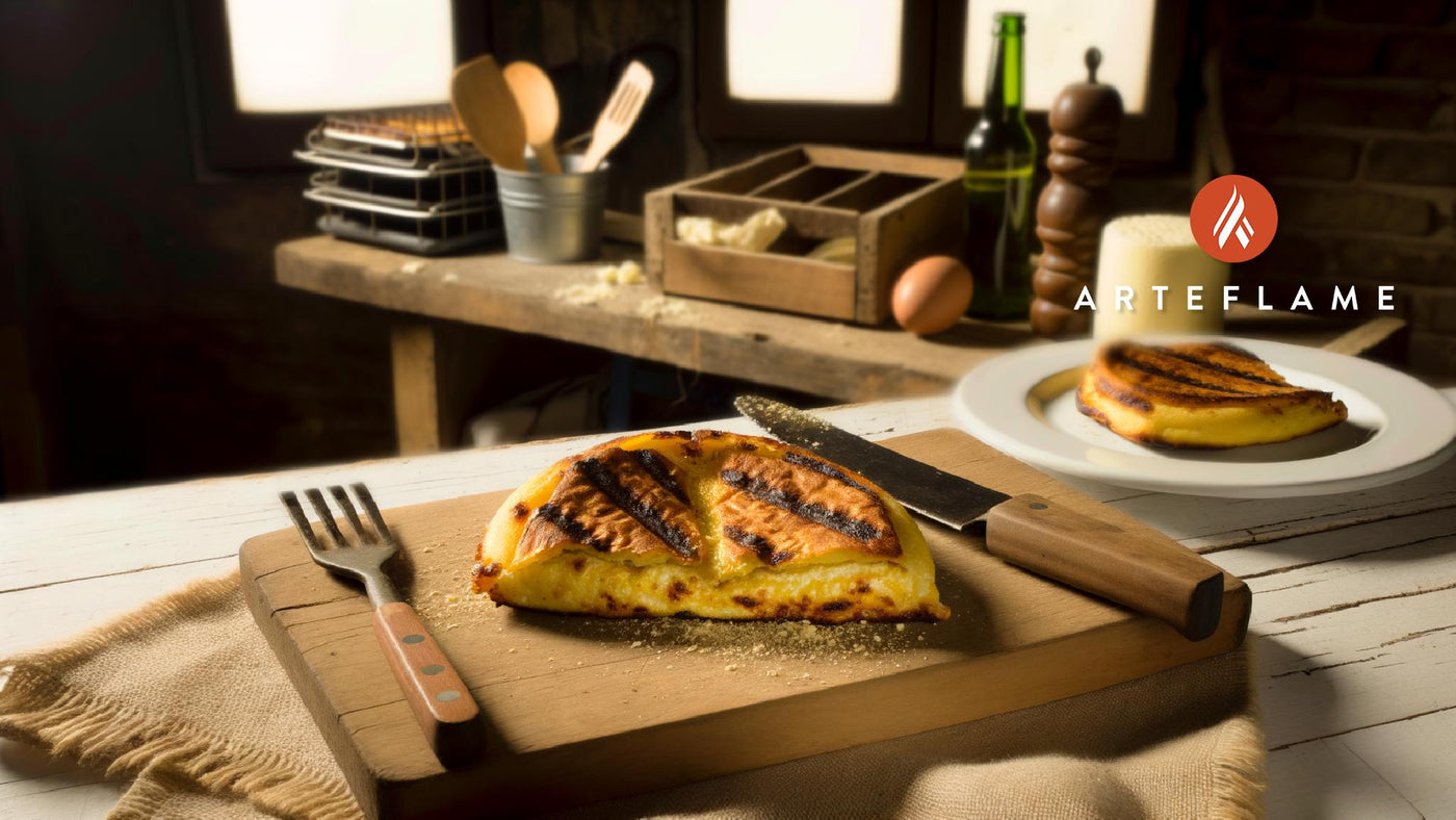 Grilled Greek Kefalograviera Cheese