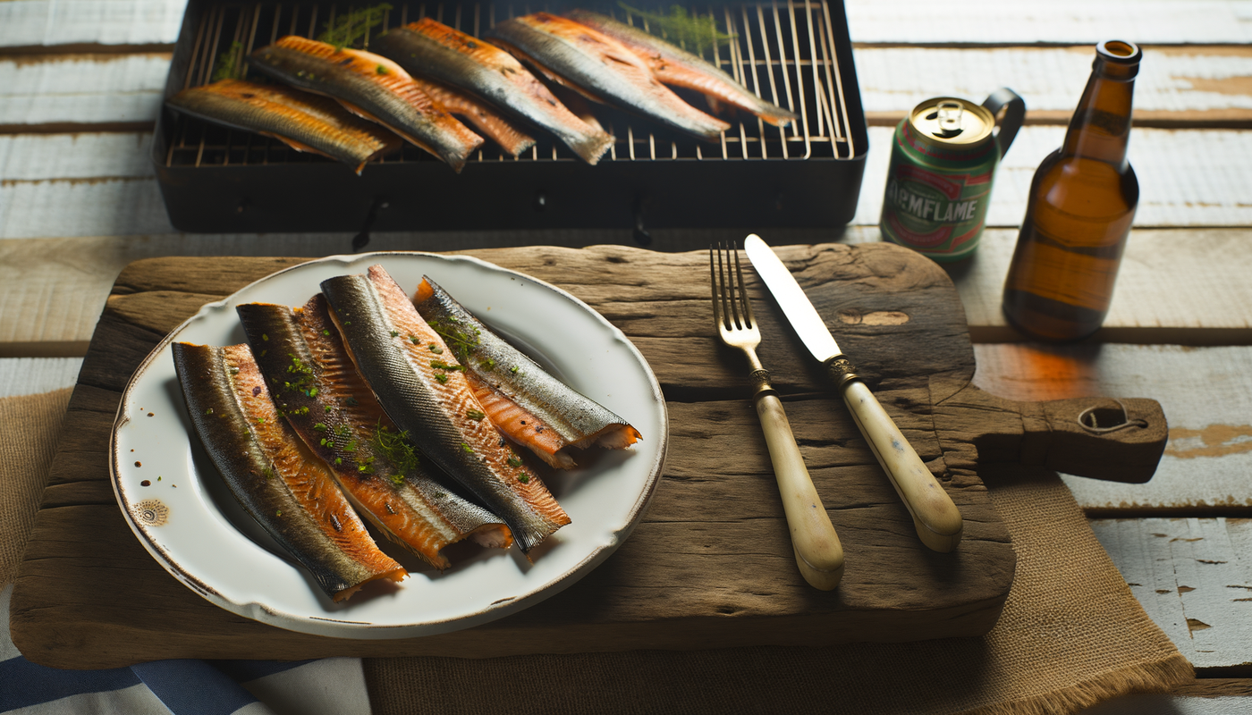 Portuguese Smoked Trout Fillets on the Arteflame