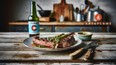 Colorado Fire-Grilled Flatiron Steak with Chimichurri