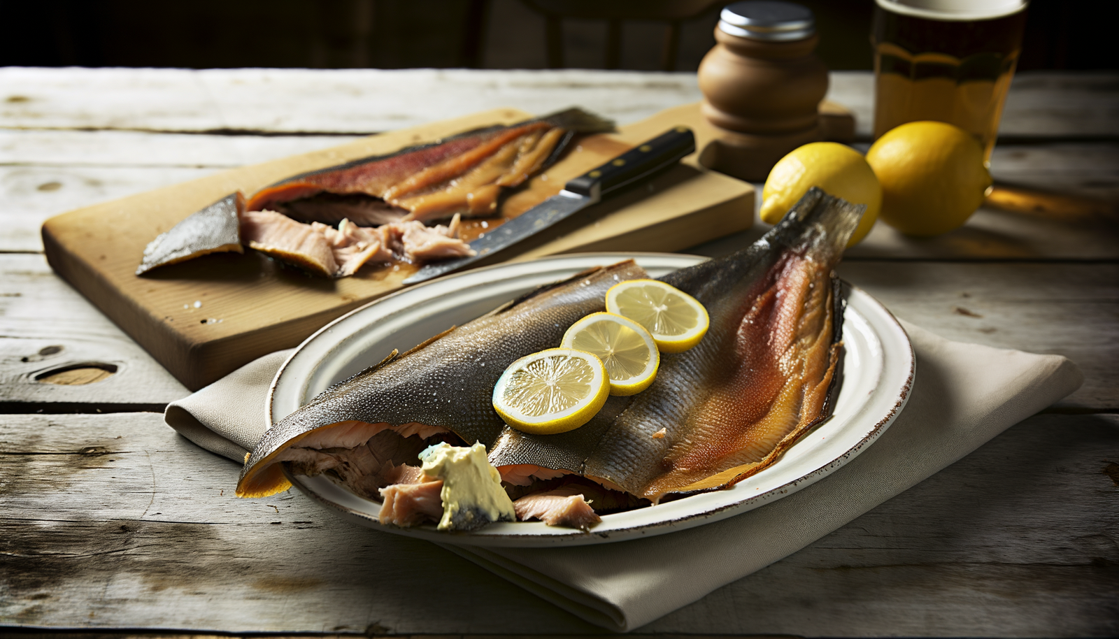 Italian Smoked Trout with Lemon Butter on Arteflame