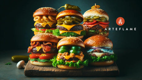 Five Variations of Awesome Burgers on Arteflame Grill