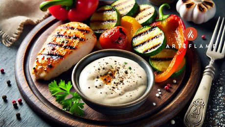 Creamy White Sauce on Arteflame Grill