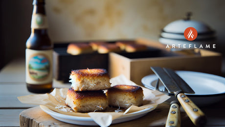 Hawaiian Grilled Haupia Coconut Cakes