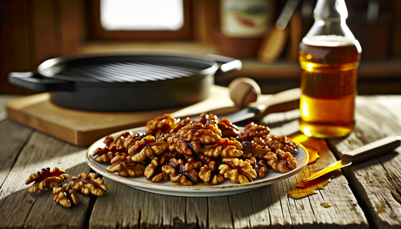 Grilled Austrian Honeyed Walnuts