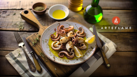 Greek Grilled Calamari with Olive Oil and Oregano