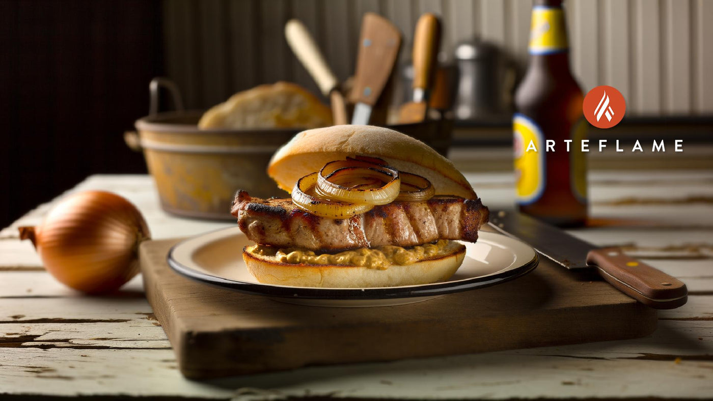 Illinois-Style Grilled Pork Chop Sandwich