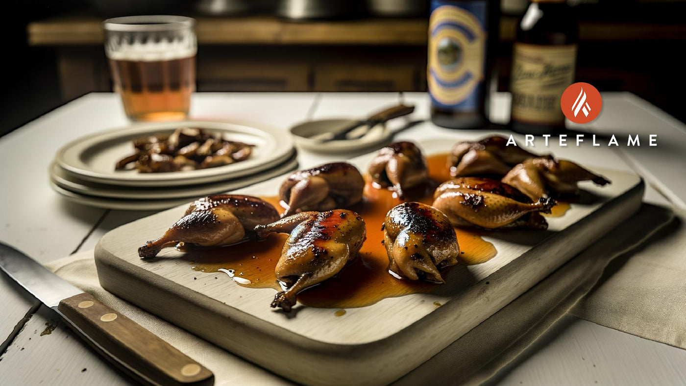 Maple-Glazed Florida Quail on the Grill
