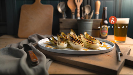 Dutch-Style Smoky Grilled Endive with Honey-Mustard