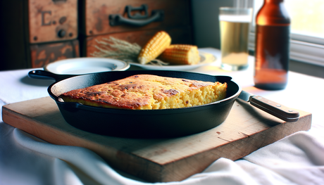 Kentucky Cast-Iron Skillet Cornbread on Arteflame