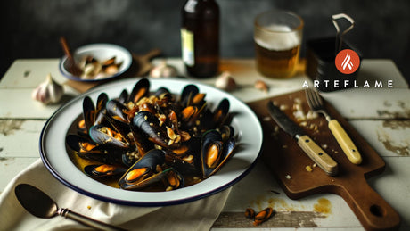 Smoked Maine Mussels on the Arteflame Grill