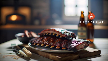 Indiana Applewood-Smoked Pork Ribs on Arteflame