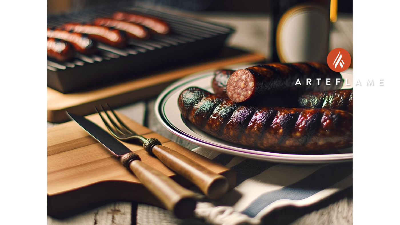 Smoked Deer Sausage Grilled Delaware Style