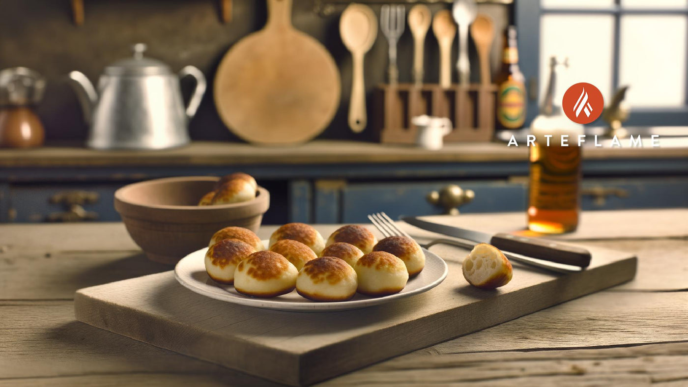 Grilled Dutch Oliebollen - Healthier Dough Balls