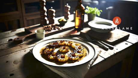 Swedish Grilled Pineapple with Cardamom Syrup