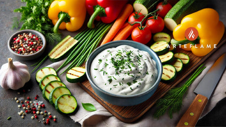 Homemade Ranch Dressing for Grilled Vegetables