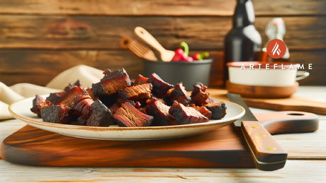 Georgia BBQ Brisket Burnt Ends on Arteflame Grill
