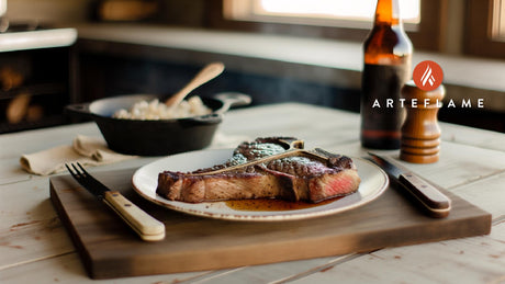 Idaho Cowboy Cut T-Bone Steak on the Arteflame Grill