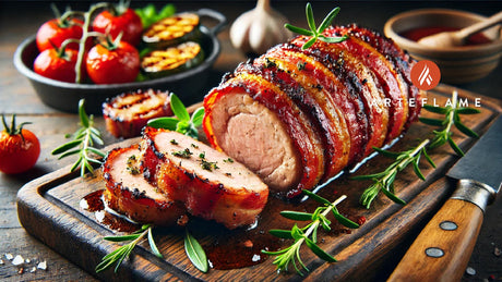 Bacon-Wrapped Pork Tenderloin on Arteflame Grill