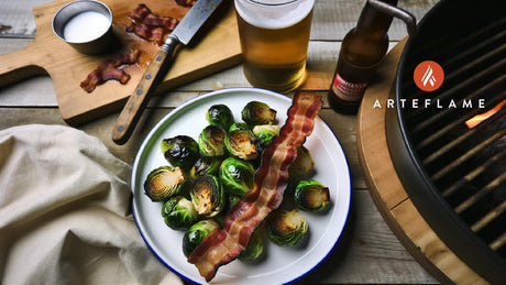 Indiana Charred Brussels Sprouts with Hoosier Bacon