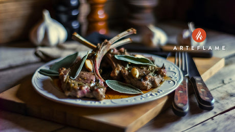 Grilled Sage and Garlic Idaho Lamb Chops