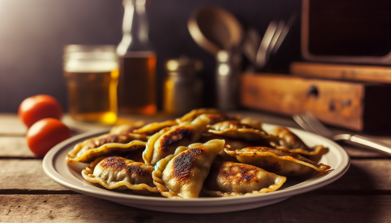 Crispy Grilled Polish Buckwheat Pierogi