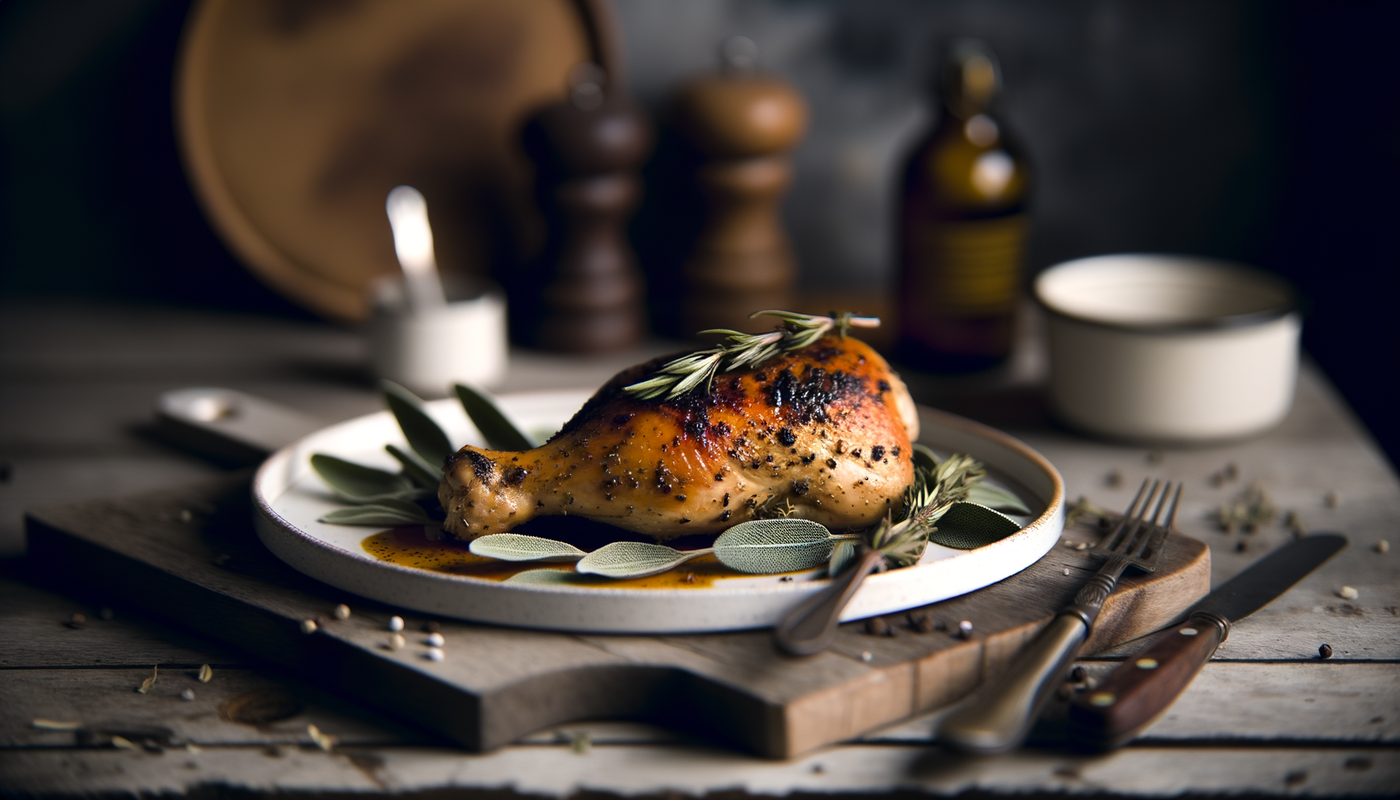 Swedish Smoky Winter BBQ Chicken with Sage Butter