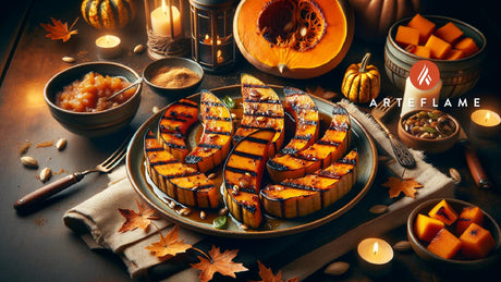 Grilled Pumpkin or Squash Dessert on the Grill