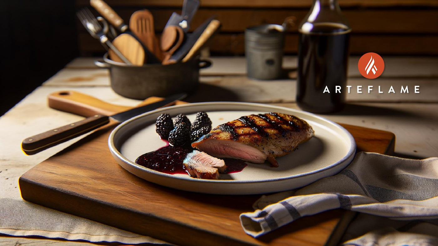 Arkansas Wild Duck Breast with Blackberry Glaze