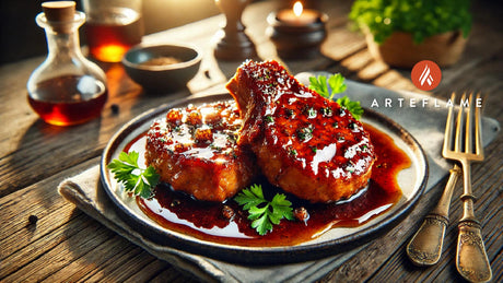 Glazed Pork Chops on the Arteflame Grill