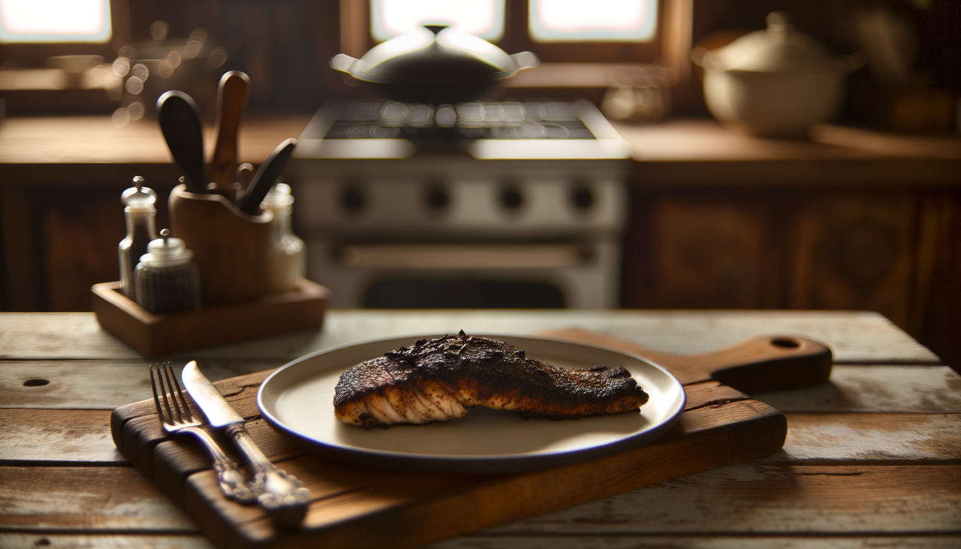 Illinois Blackened Catfish Fillet on Arteflame Grill