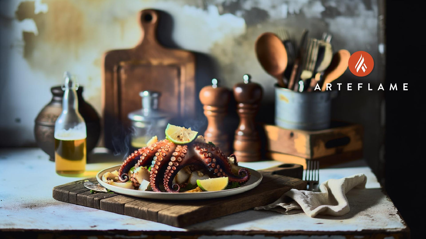 Mexican Grilled Octopus with Mojo de Ajo