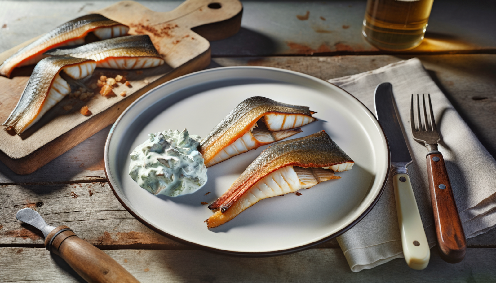 Finnish Smoked Whitefish Fillets with Horseradish Cream