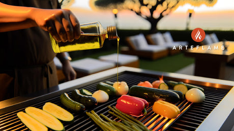 Do vegetables need to be oiled before grilling?