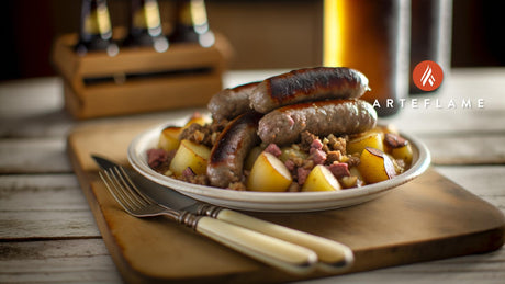 Minnesota Hot Dish Sausages on the Arteflame Grill