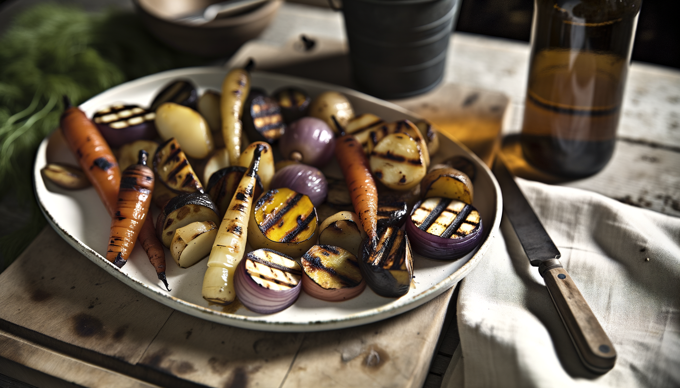 Danish BBQ Root Vegetable Platter on Arteflame Grill