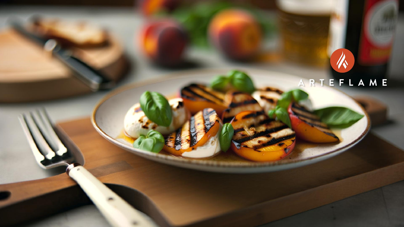Georgia Grilled Peach Caprese Salad