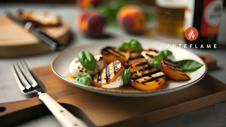 Georgia Grilled Peach Caprese Salad