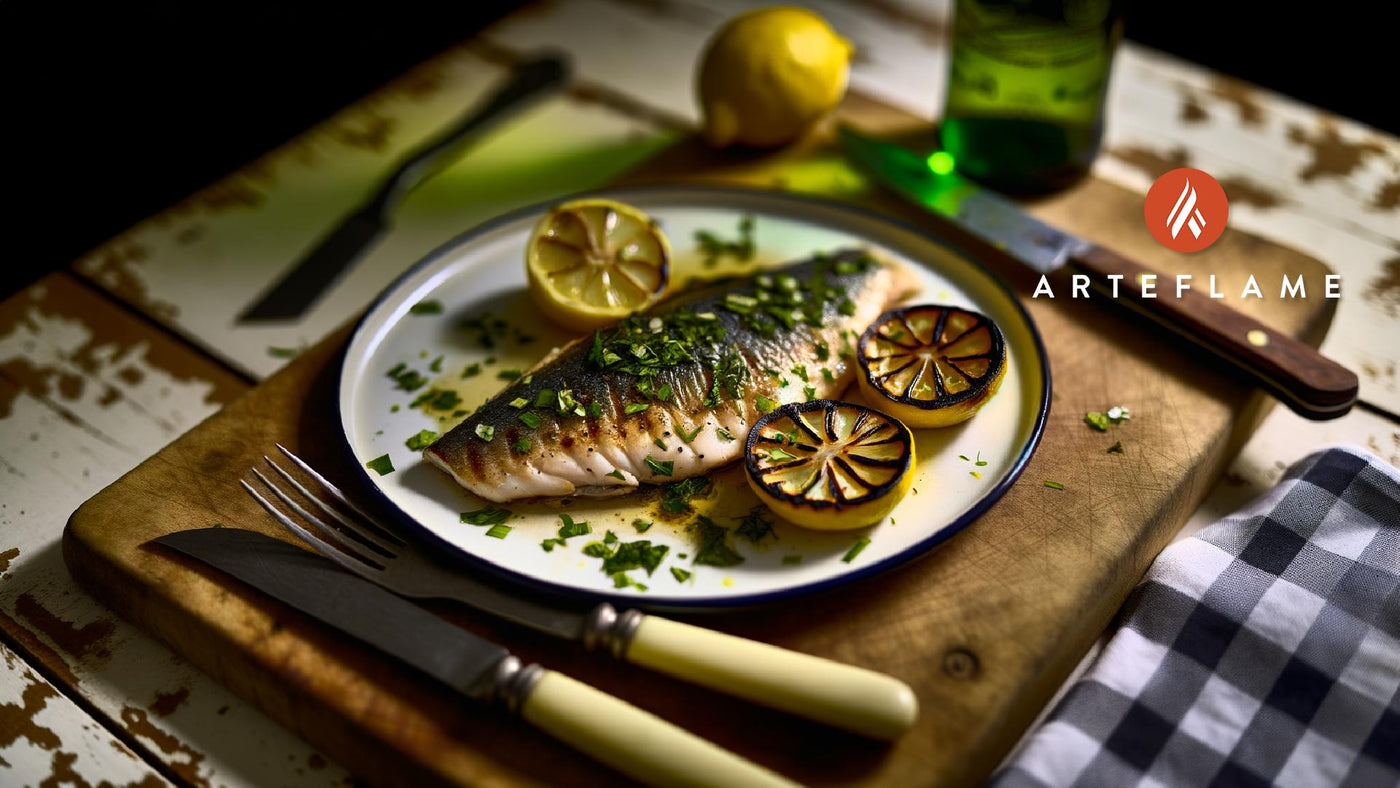 Grilled Welsh Hake with Lemon and Fresh Herbs