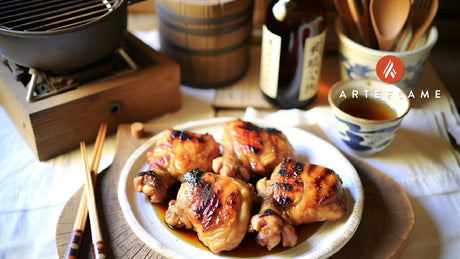 Japanese Miso-Glazed Grilled Chicken Thighs