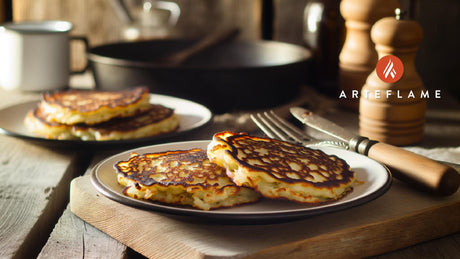 Grilled Finnish Lapland Potato Pancakes