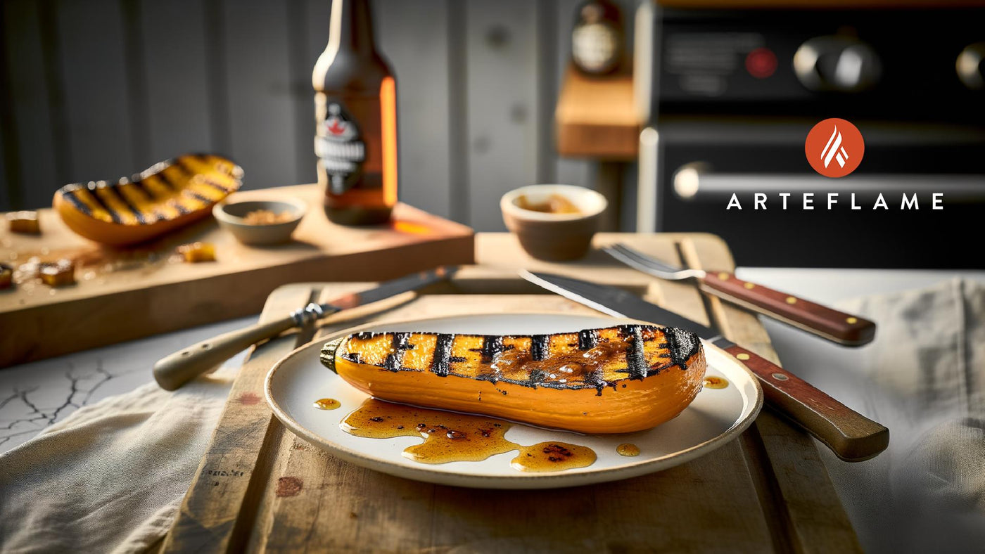 Canadian Grilled Winter Squash with Maple Butter