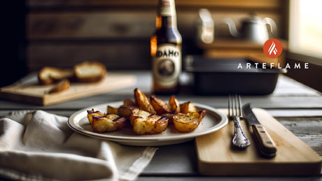 Grilled Idaho Smashed Potatoes on the Arteflame