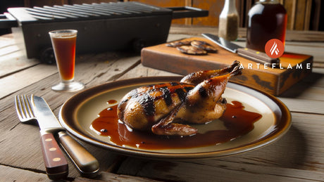 Arkansas Grilled Quail with Bourbon Glaze