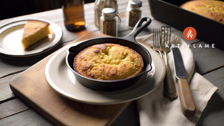Indiana Cornbread Skillet on the Arteflame Grill