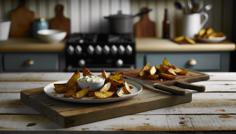 Kansas Grilled Potato Wedges with Smoky Aioli