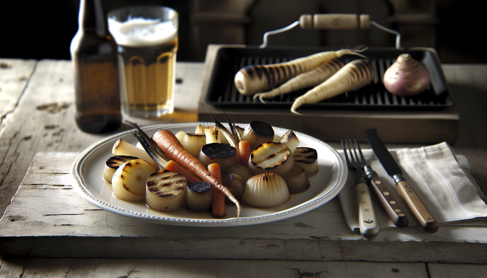 Belgian Winter Root Vegetables on the Grill