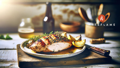 Grilled Colorado Wild Turkey Breast with Lemon & Herbs